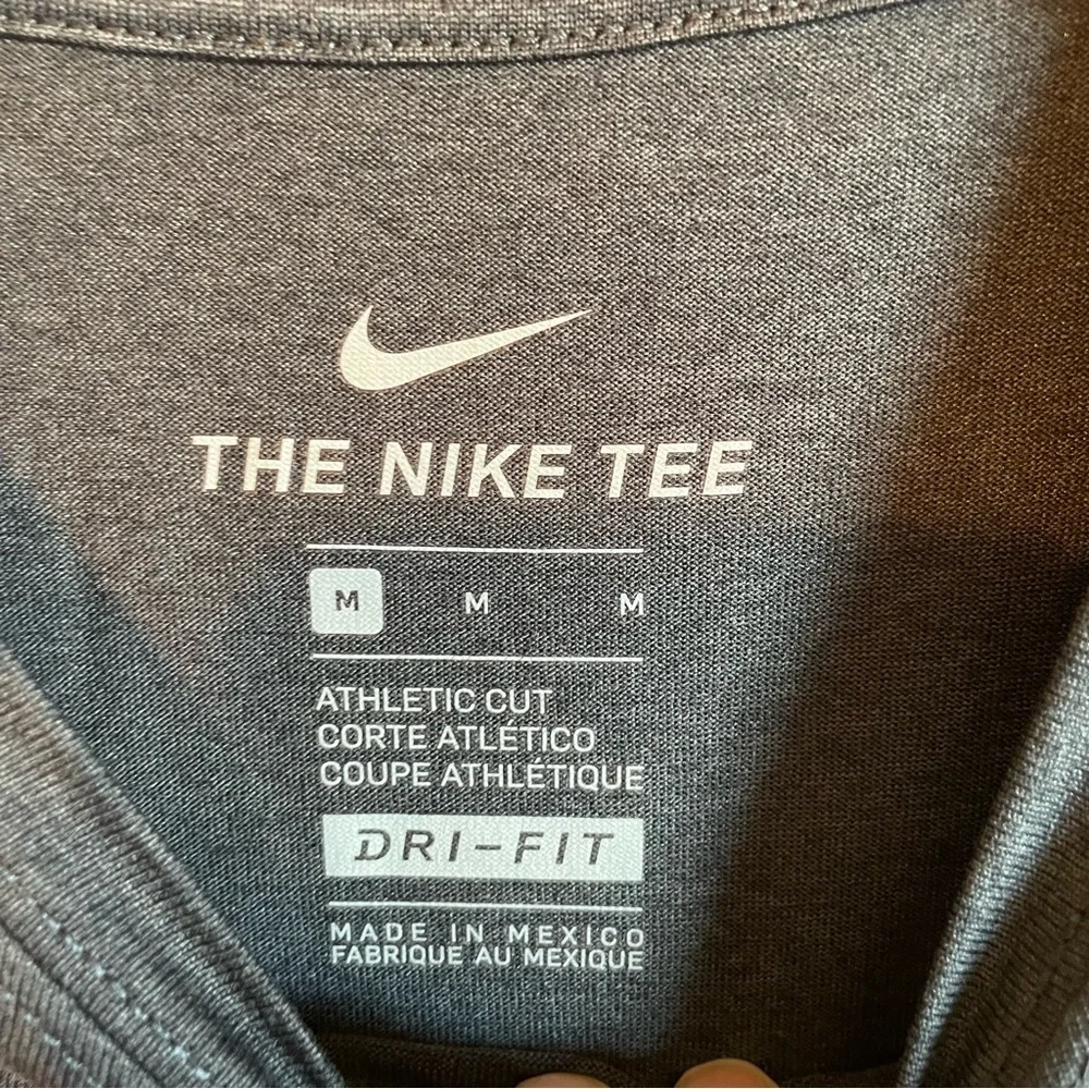Nike Dri-FIT OSU Football T Shirt Youth Medium Gray Oklahoma State Tee